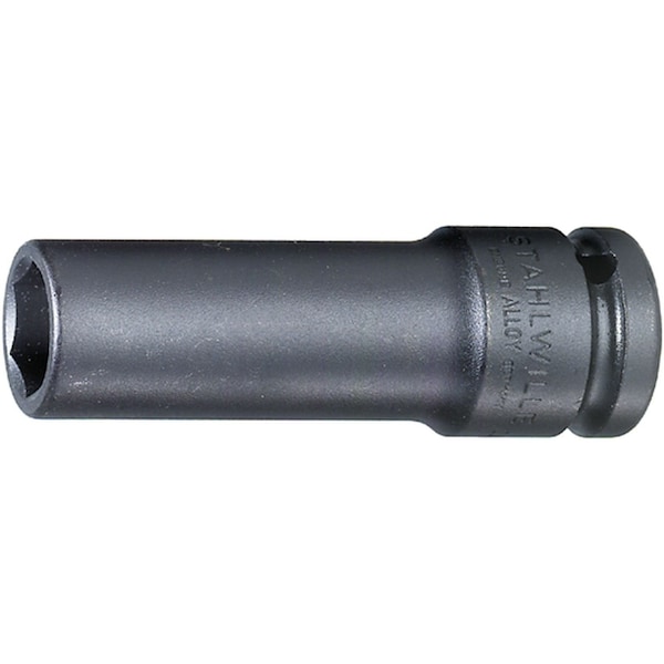 1/2 Inches Drive Impact Socket Gunmetal, 12, 5 mm (1/2") Size 17 mm L.85 mm